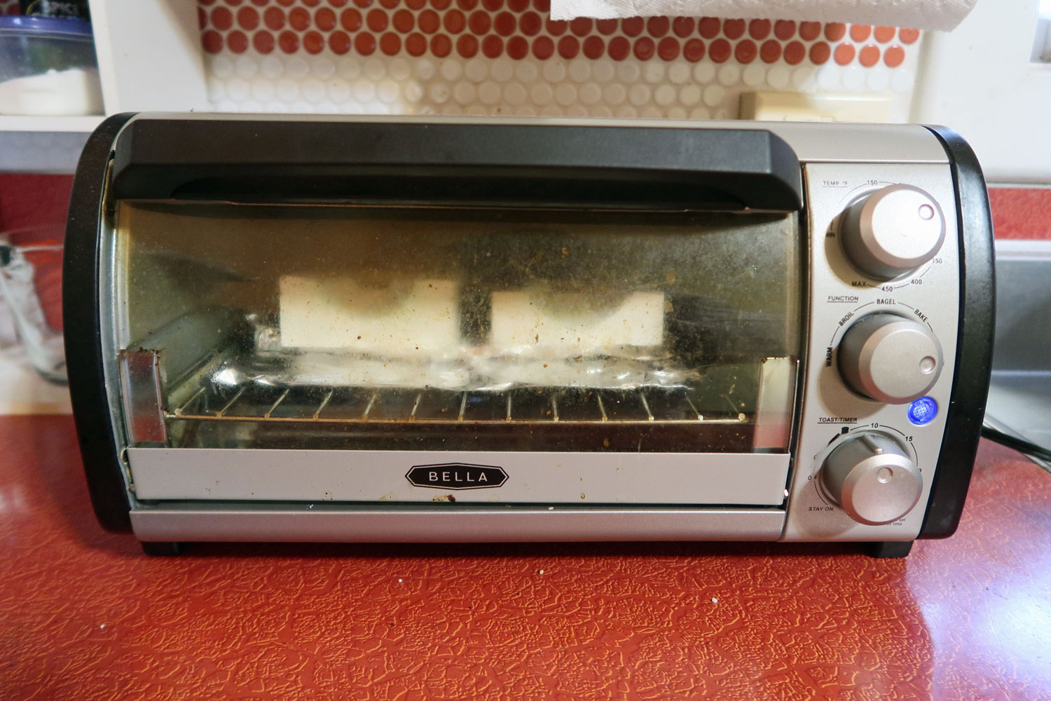 オーブンによる鋳型の加熱