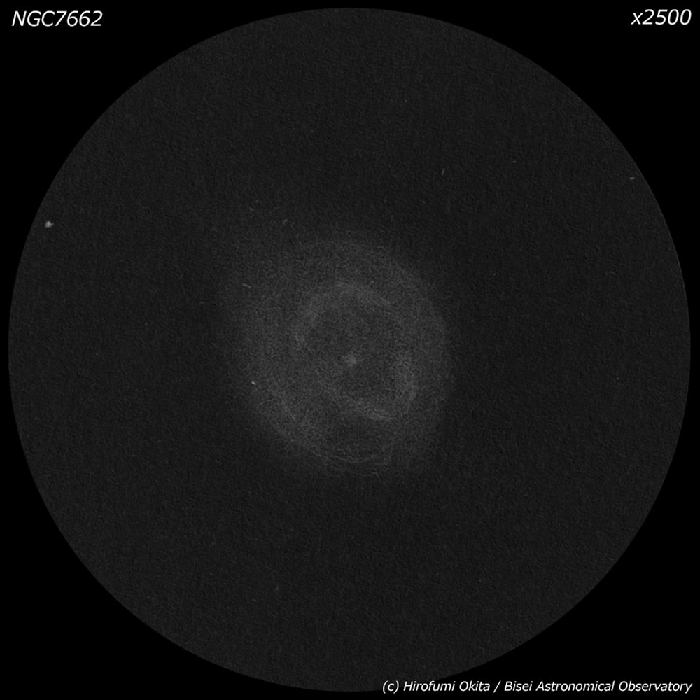 C22 青い雪だるま (NGC7662)のスケッチ