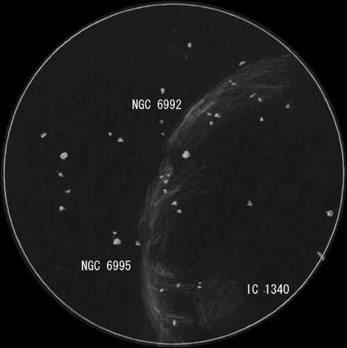 NGC6992,NGC6995,IC1340 ԏ󐯉_̃XPb`