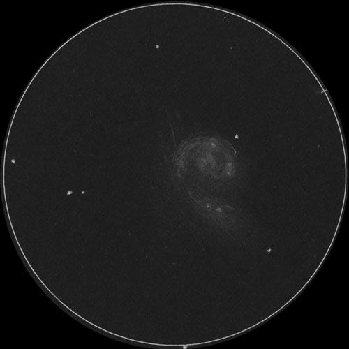 NGC4038, NGC4039のスケッチ