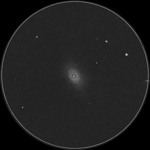 C6 キャッツアイ星雲 (NGC6543) のスケッチ