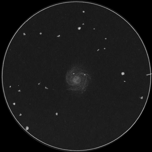 M101のスケッチ