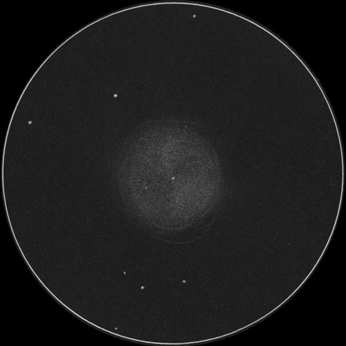 M97ふくろう星雲 (NGC3587)のスケッチ