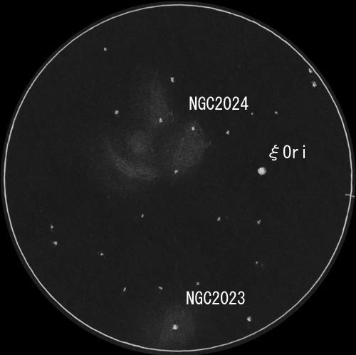 NGC2024のスケッチ