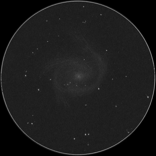 NGC2997のスケッチ
