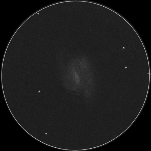 NGC3359のスケッチ