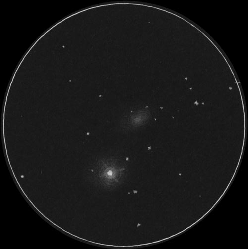 NGC404ミラク・ゴーストのスケッチ
