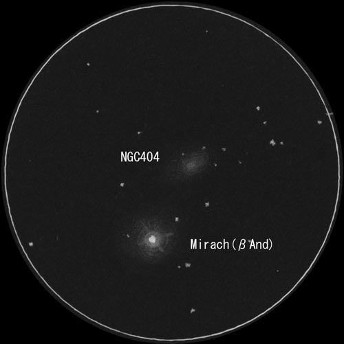 NGC404のスケッチ