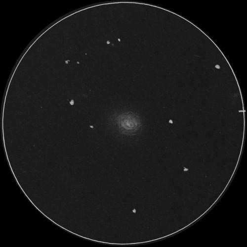 NGC4548のスケッチ