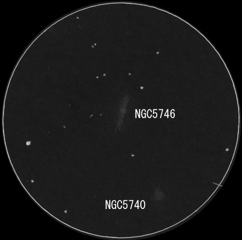 NGC5746のスケッチ