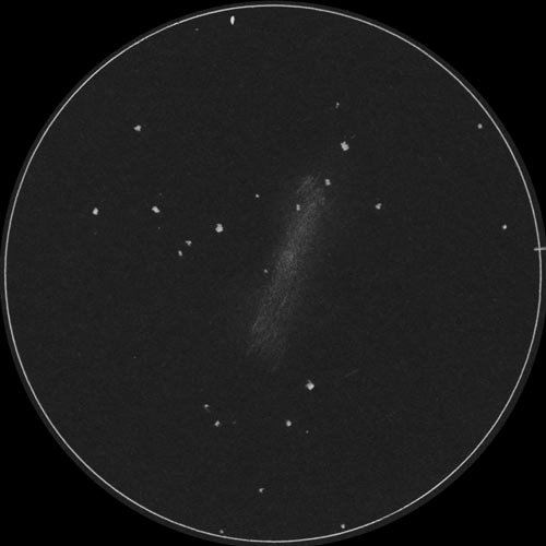NGC7640のスケッチ
