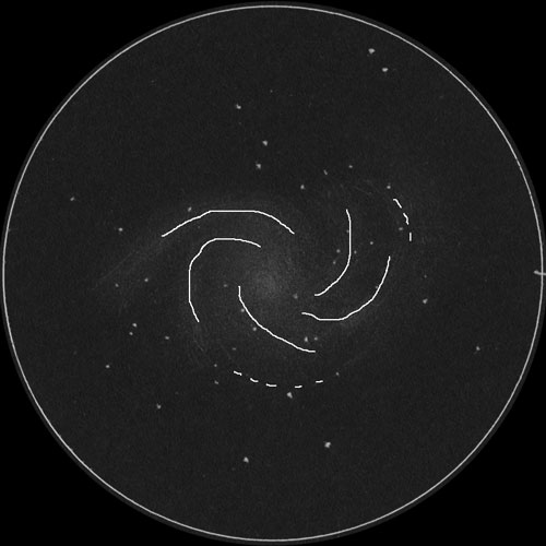 C12 (NGC6946)のスケッチ