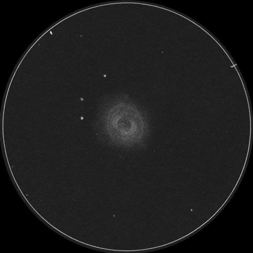 NGC7662のスケッチ
