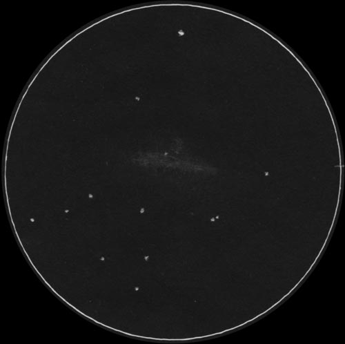 C32くじら銀河 (NGC4631)のスケッチ