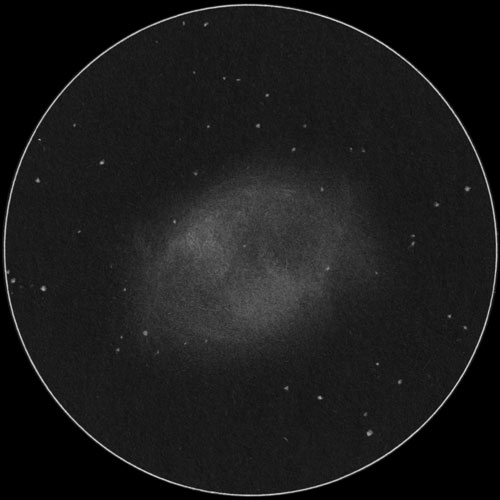 M27 あれい状星雲 (NGC6853)のスケッチ