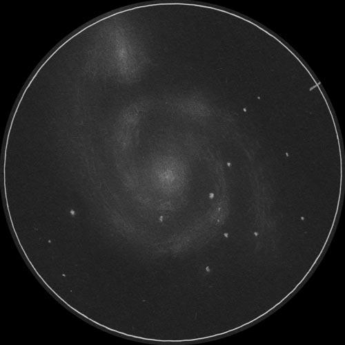 M51 子持ち銀河 (NGC5194)のスケッチ
