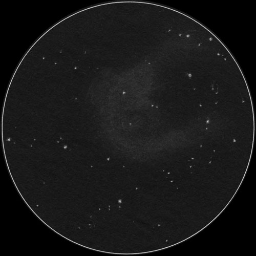 Abell21 メデューサ星雲 (Sh2-274) のスケッチ