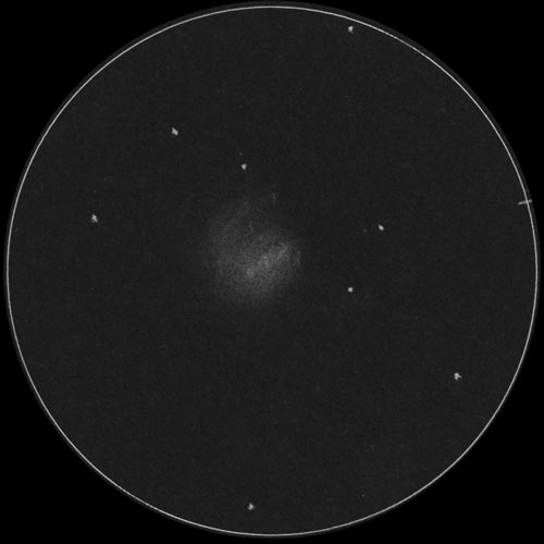 NGC1383のスケッチ