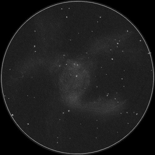 NGC2359 トールの兜のスケッチ