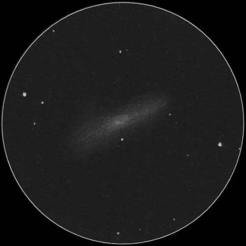 NGC4526のスケッチ