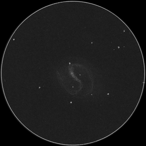 NGC4535のスケッチ