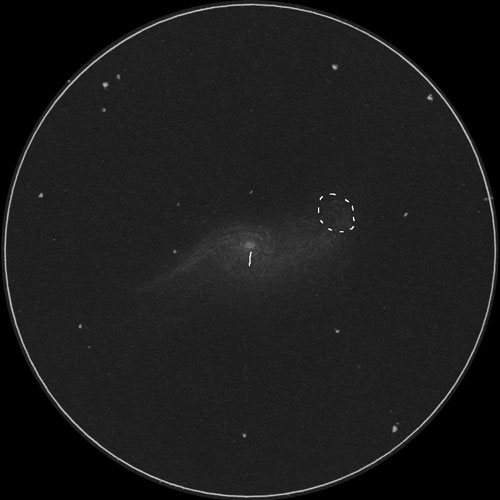 NGC4536のスケッチ