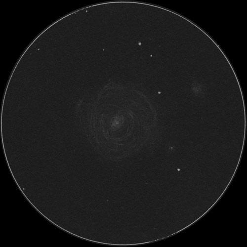 NGC521のスケッチ