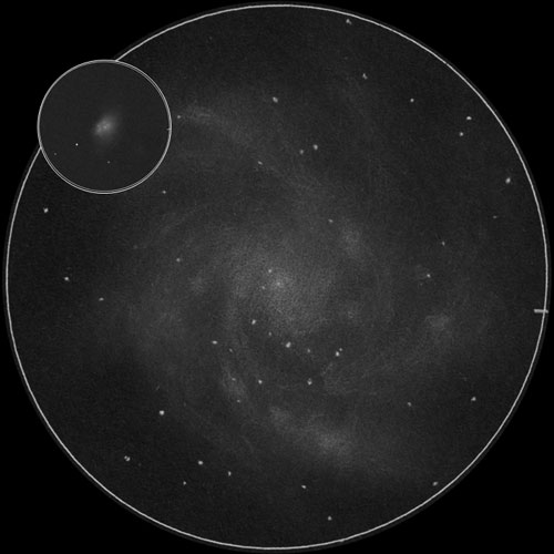 NGC604のスケッチ