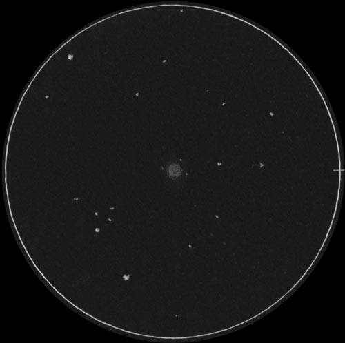 NGC6818のスケッチ