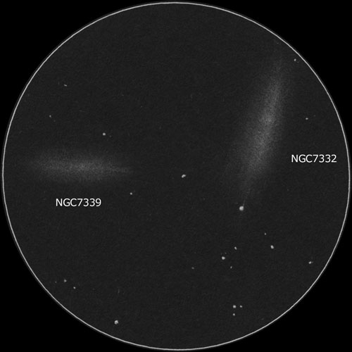 NGC7332, NGC7339
